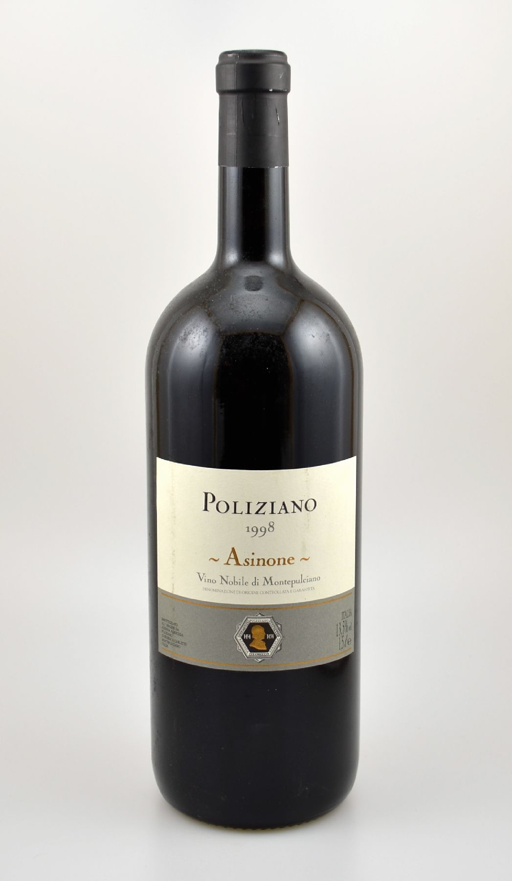 6 Magnumflaschen 1998 Poliziano Asinone Vino Nobile di Montepulciano, je ca. 150 cl, 13,5 % Vol., Füllstände: je ca. into neck, unverkostet, ...