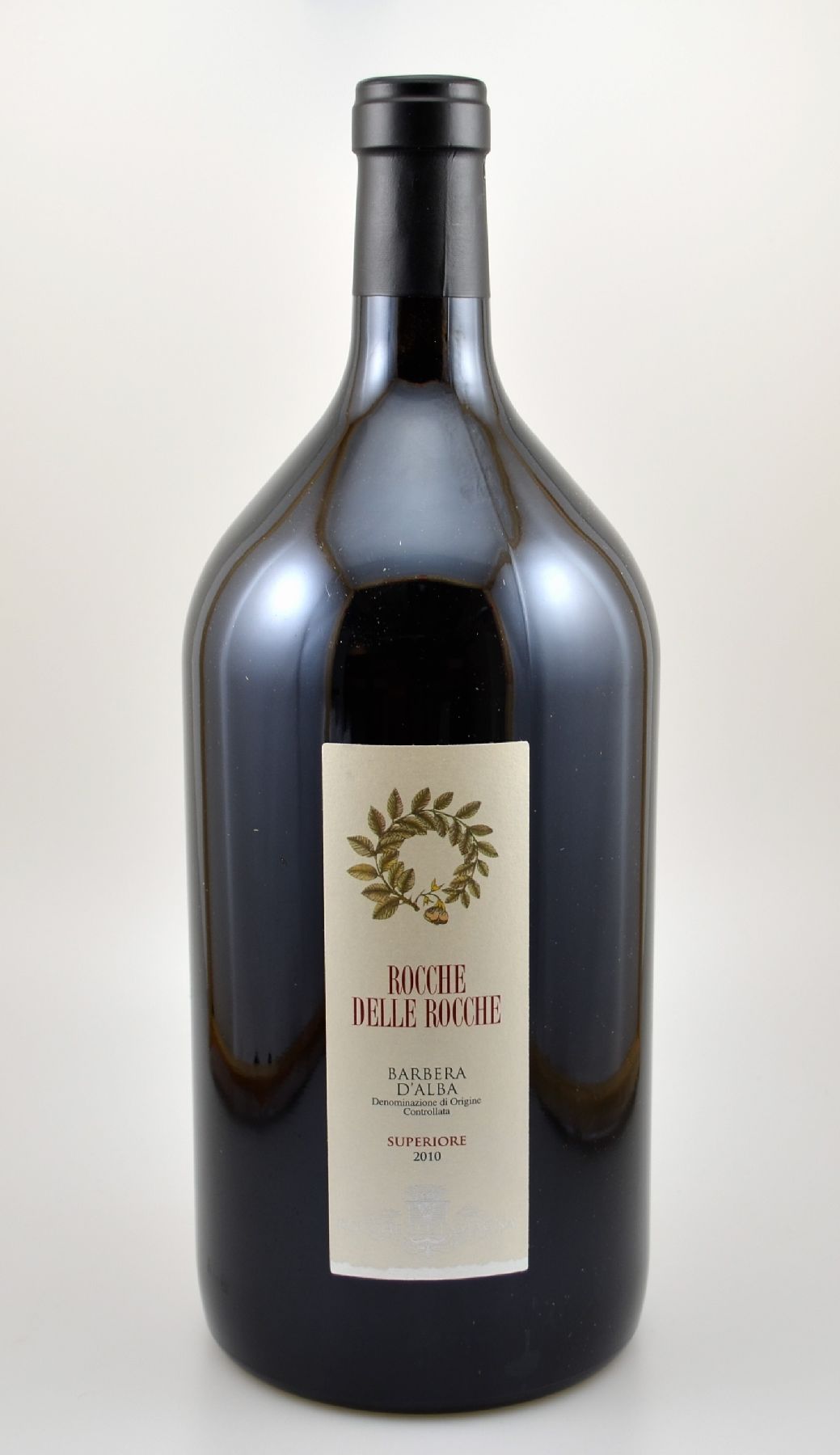 2 Doppelmagnumflaschen 2010 Rocche Delle Rocche Barbera D'Alba, je ca. 300 cl, 14 % Vol., Füllstände: je ca. into neck, hervorragende ...