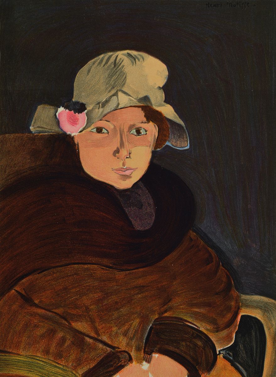Detail e: Henri Matisse, 1869-1954, Konvolut aus 4 Farblithografien, weibl. Portraits, jeweils im PP, ca. 50x40 cm