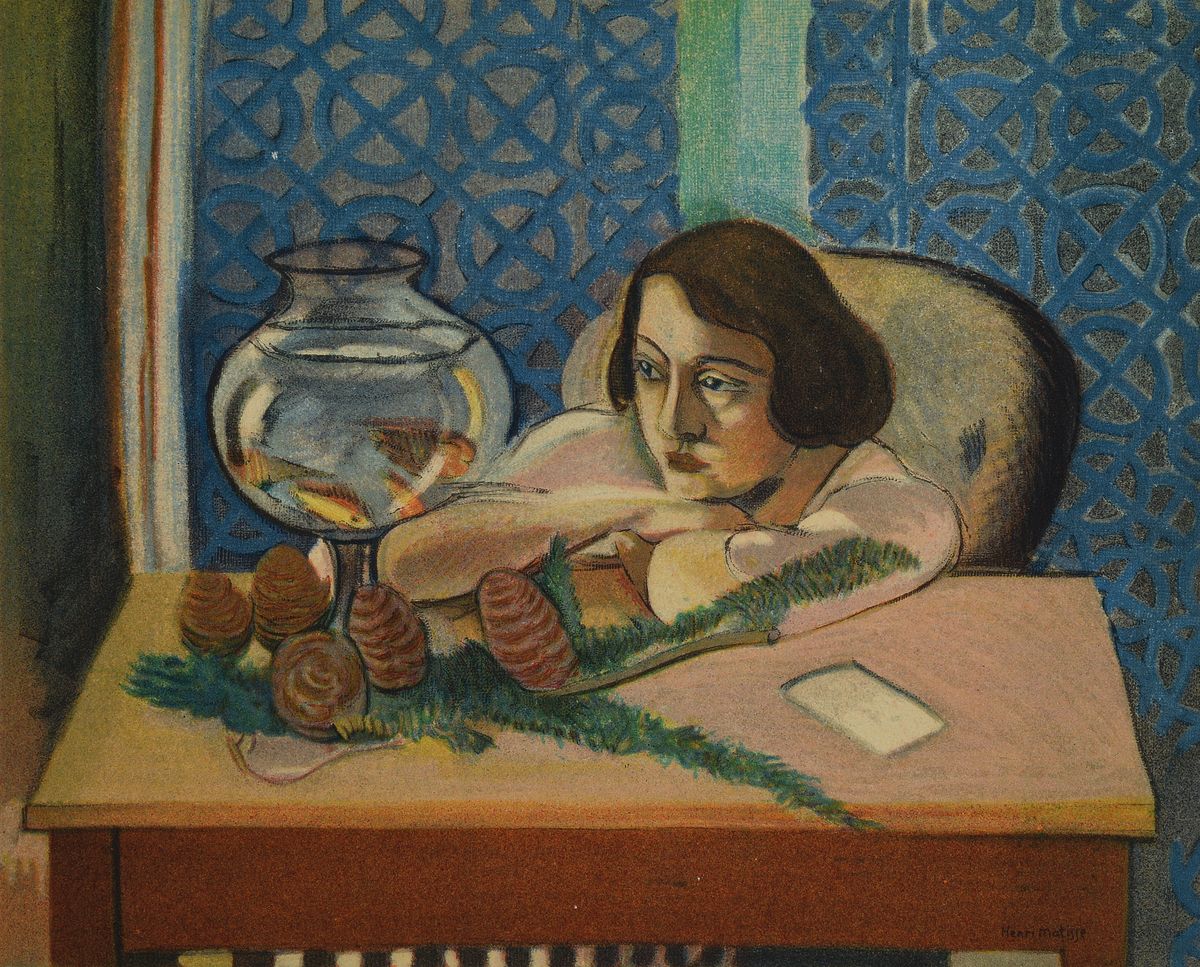 Detail f: Henri Matisse, 1869-1954, Konvolut aus 4 Farblithografien, weibl. Portraits, jeweils im PP, ca. 50x40 cm