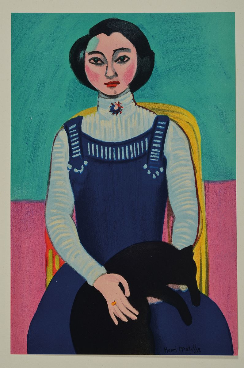Detail k: Henri Matisse, 1869-1954, Konvolut aus 4 Farblithografien, weibl. Portraits, jeweils im PP, ca. 50x40 cm