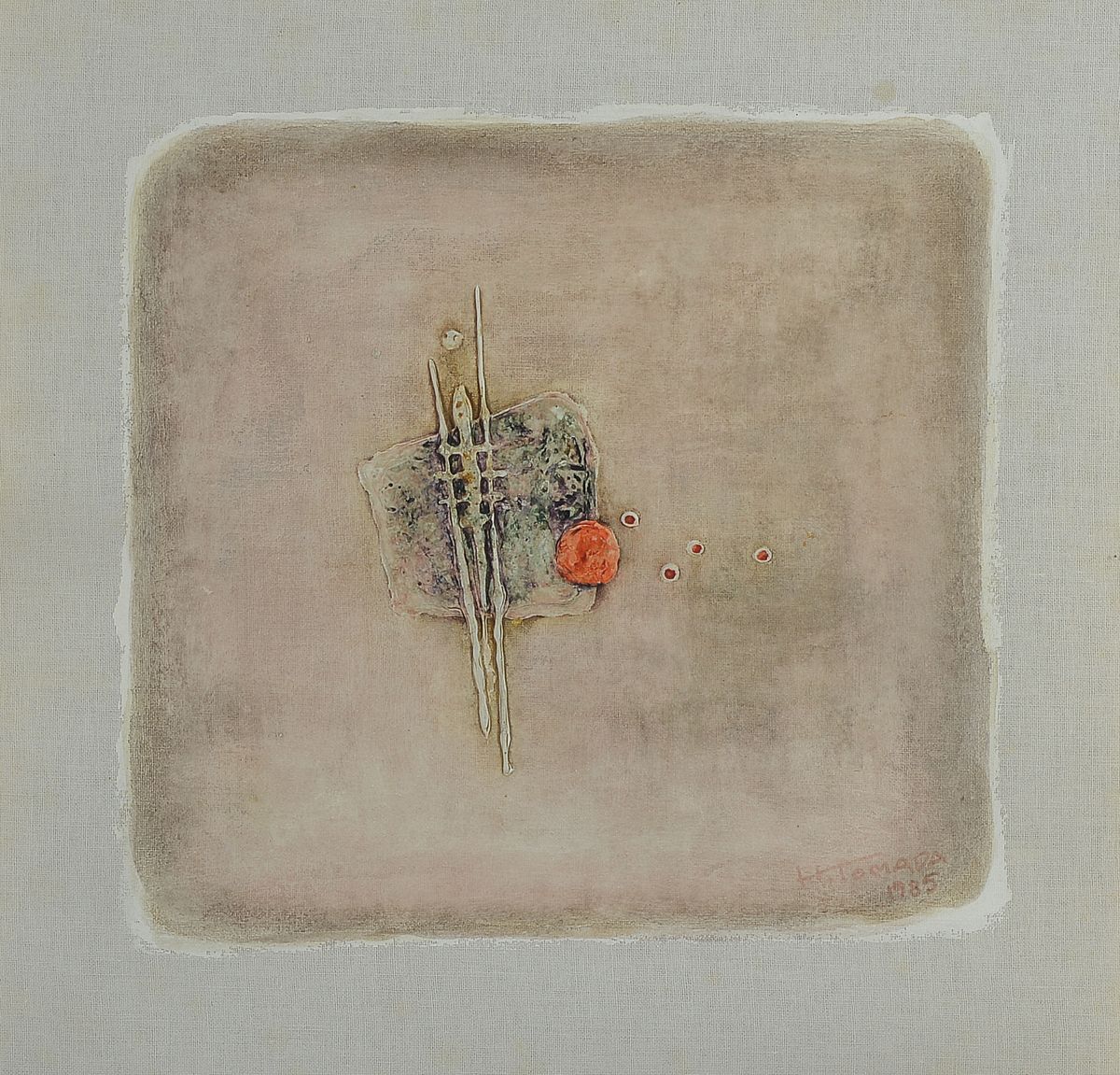 Hermann Tomada, 1907 Höchst/odenwald-1990 Darmstadt, Studium an den Kölner Werkschulen, seit 1955 Mitglied der Neuen Darmstädter Sezession, hier: ...