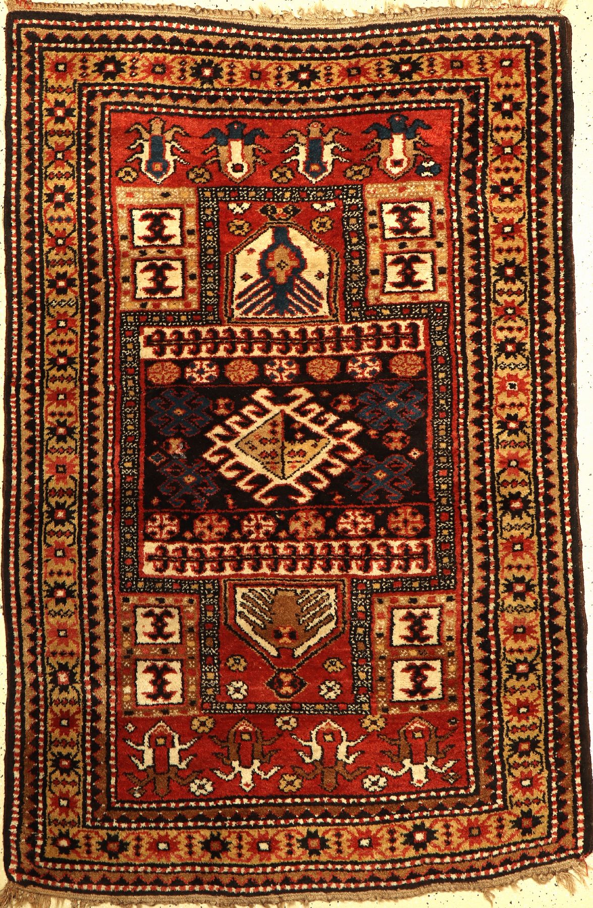 Karabagh alt, Kaukasus, um 1940, Wolle auf Wolle, ca. 194 x 128 cm, EHZ: 2
