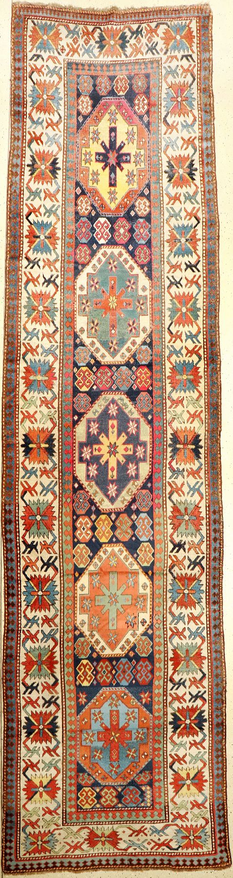 Schahsavan antik (Galerie), Persien, Ende 19.Jhd., Wolle auf Wolle, ca. 462 x 121 cm, EHZ: 4
