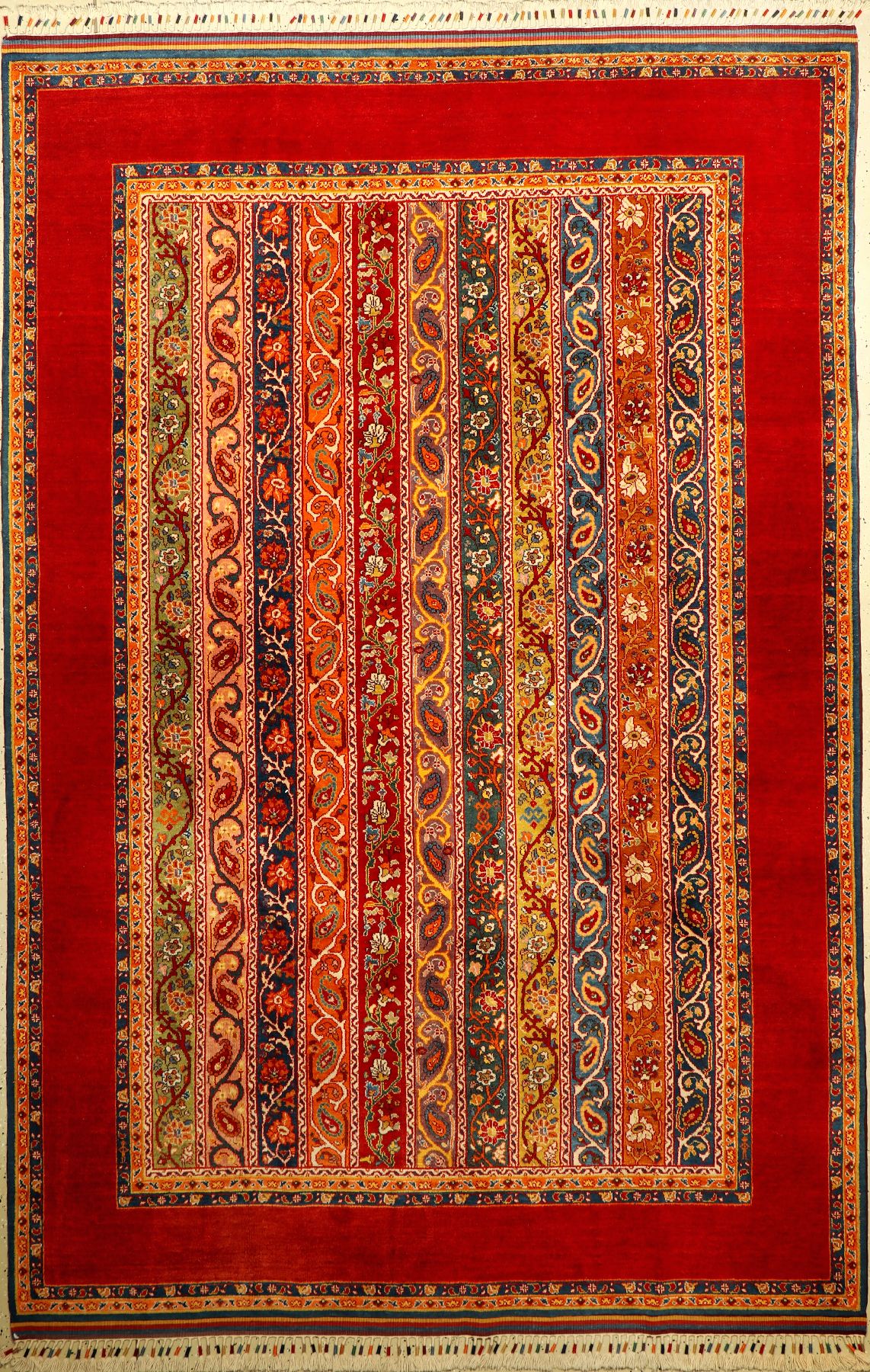 Sivas "Shawl-Muster" fein, Türkei, ca. 20 Jahre, Wolle auf Wolle, ca. 304 x 206 cm, EHZ:2
