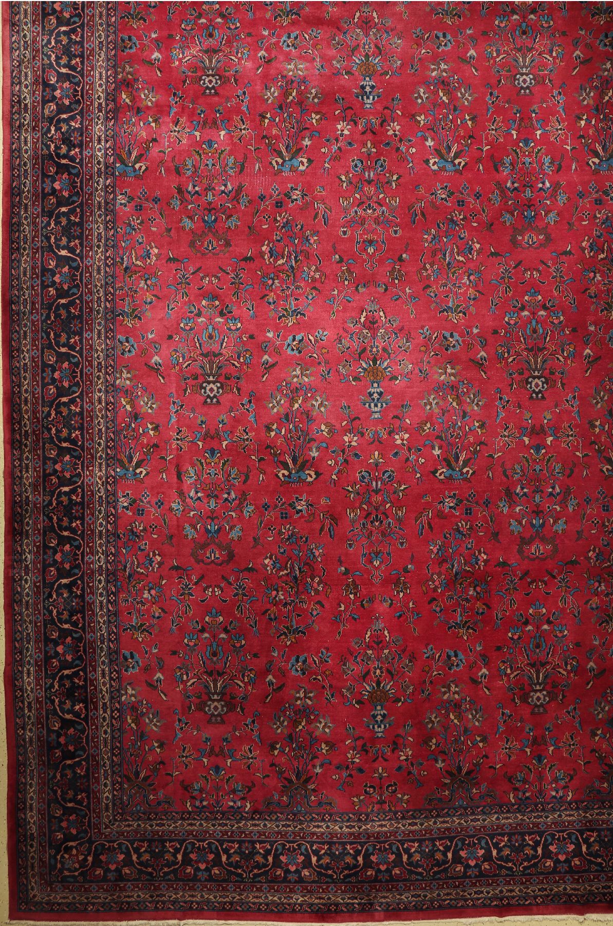 Palastteppich alt, Türkei, um 1950, Wolle auf Baumwolle, ca. 730 x 420 cm, EHZ: 3