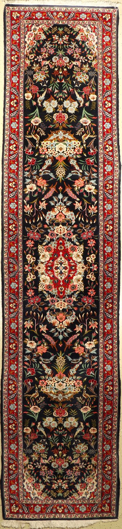 Ghom Kork (Galerie), Persien, ca. 20 Jahre,Korkwolle, ca. 412 x 93 cm, EHZ: 2