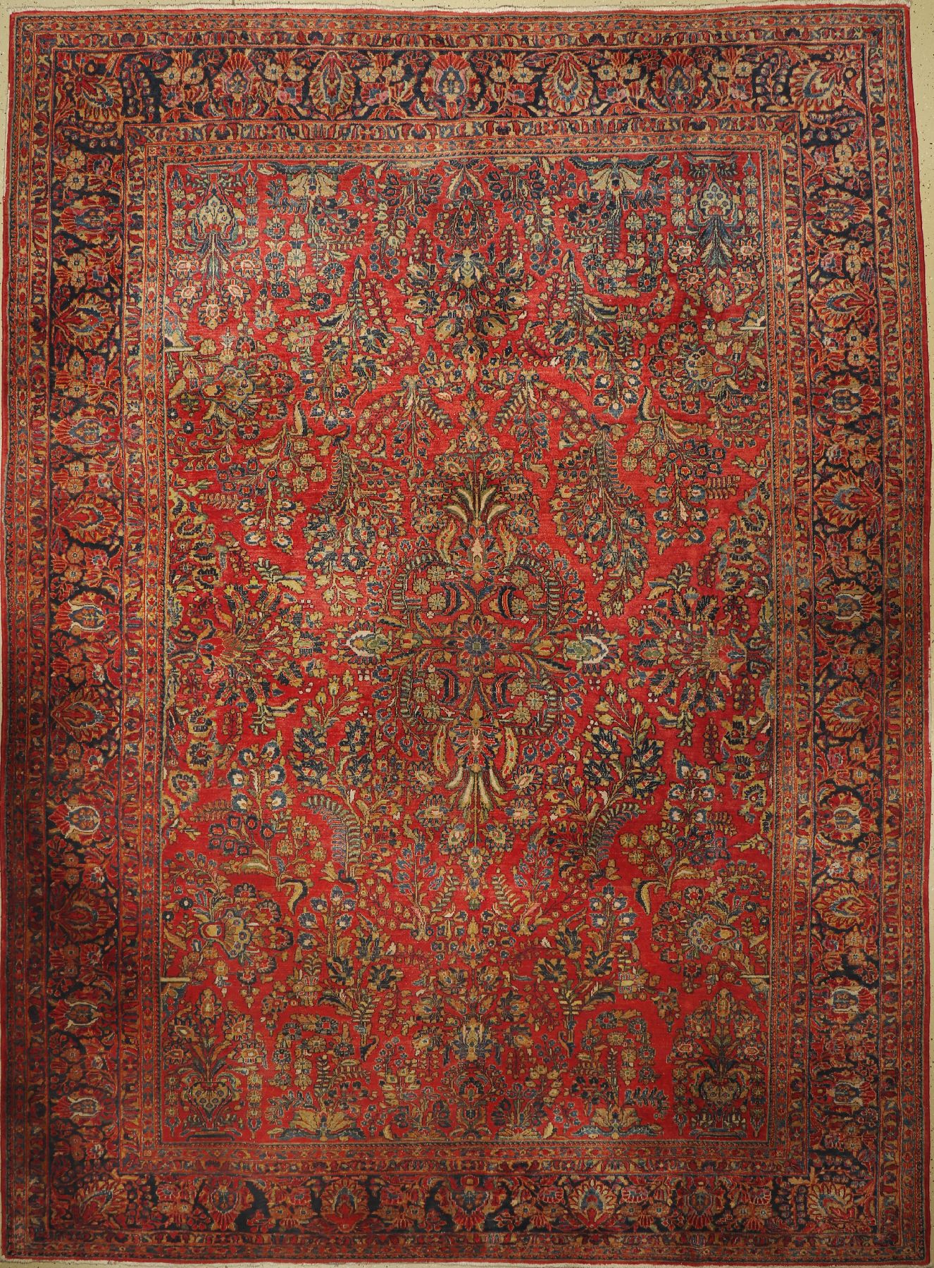 Sarogh US-Re Import, Persien, um 1900, Wolle auf Baumwolle, ca. 417 x 306 cm, EHZ: 2-3