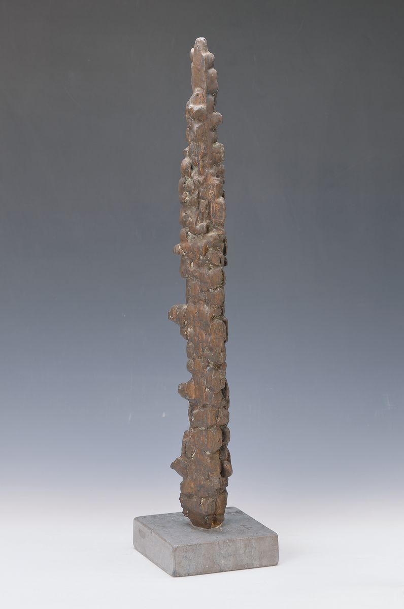 Zeitgenössischer Monogrammist KW, Bronzeskulptur, monogr., Steinsockel, gesamt ca. 68cm