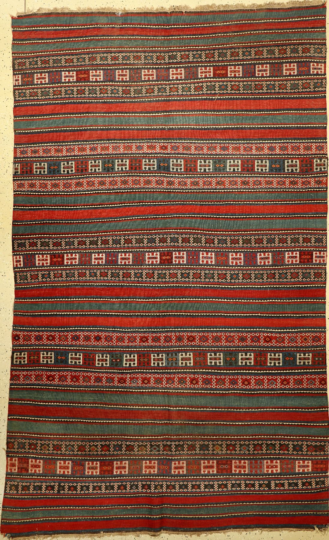 Cicim, Anatolien, um 1920, Wolle auf Wolle,ca. 293 x 180 cm, EHZ: 2-3