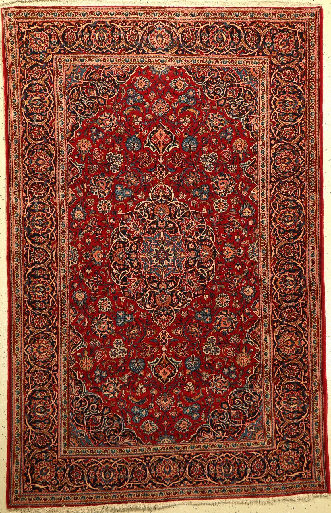 Keschan alt, Persien, um 1950, Korkwolle, ca. 207 x 133 cm, EHZ: 2-3