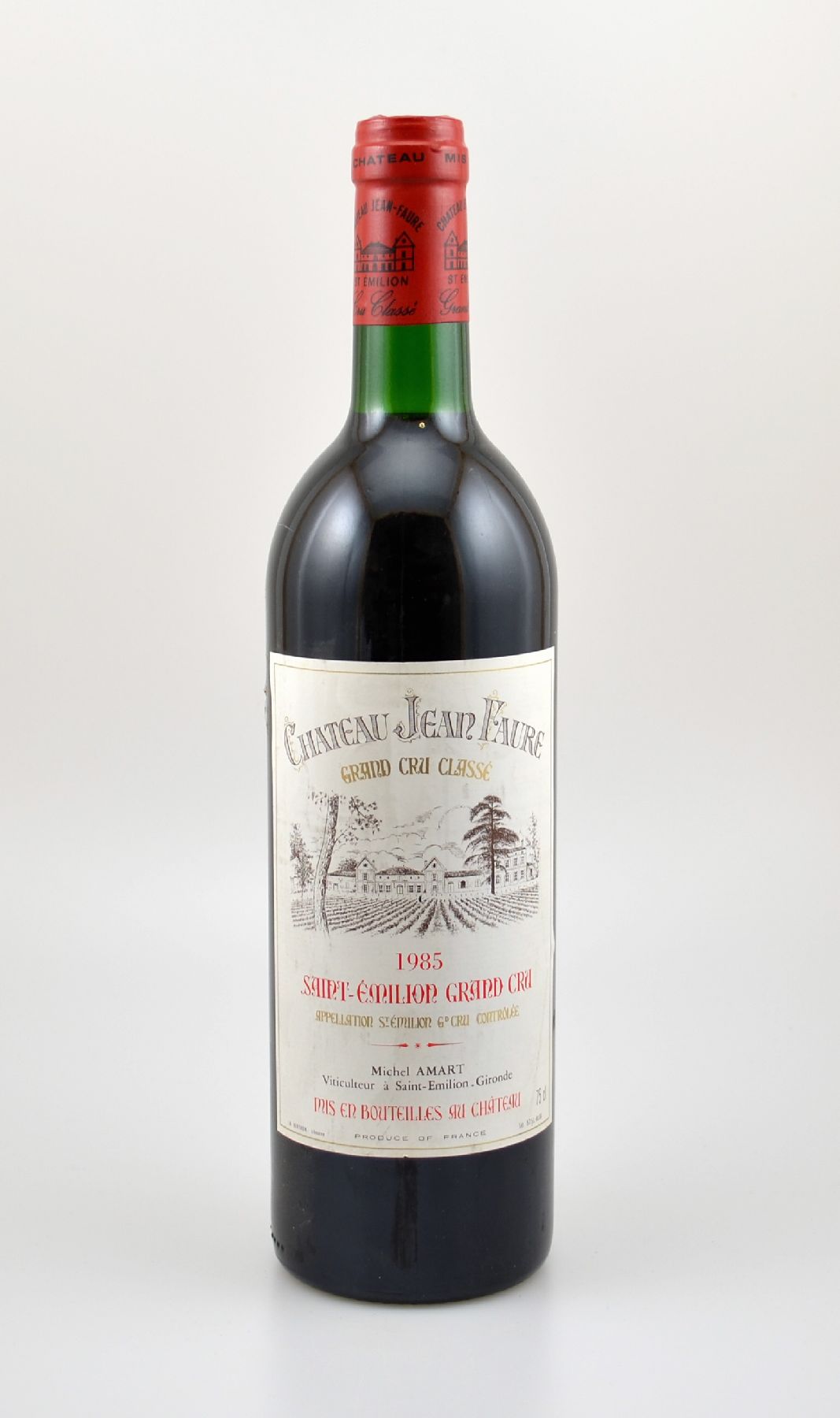 5 Flaschen 1985 Chateau Jean Faure, Saint-Emilion, Grand Cru Classe, je ca. 75 cl, Füllstände: je top shoulder, unverkostet