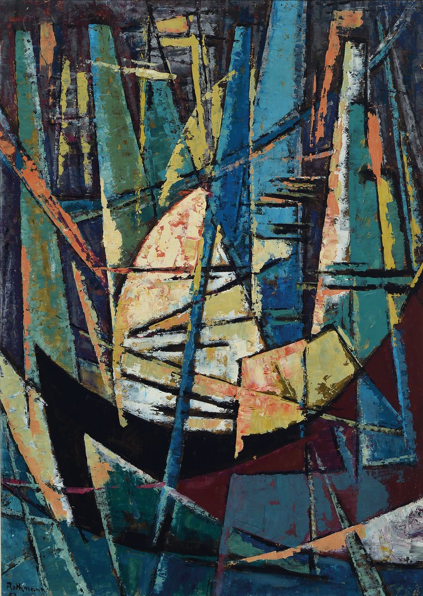 Friedel Rothmann, 1898-1983, Konvolut aus 3 Arbeiten, Mischtechnik, je sign., eins unter Glas gerahmt ca. 66x48, 75x56, 79x61 cm