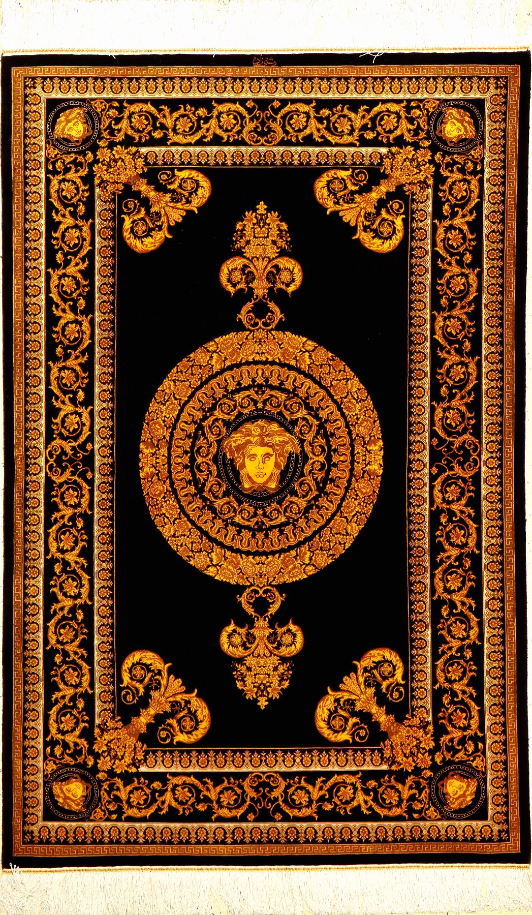 Sehr feiner Seiden Ghom "Rashtizadeh" (Signiert) "Auftragsarbeit", Persien, ca. 15 Jahre alt, reine Naturseide, ca. 155 x 101 ...