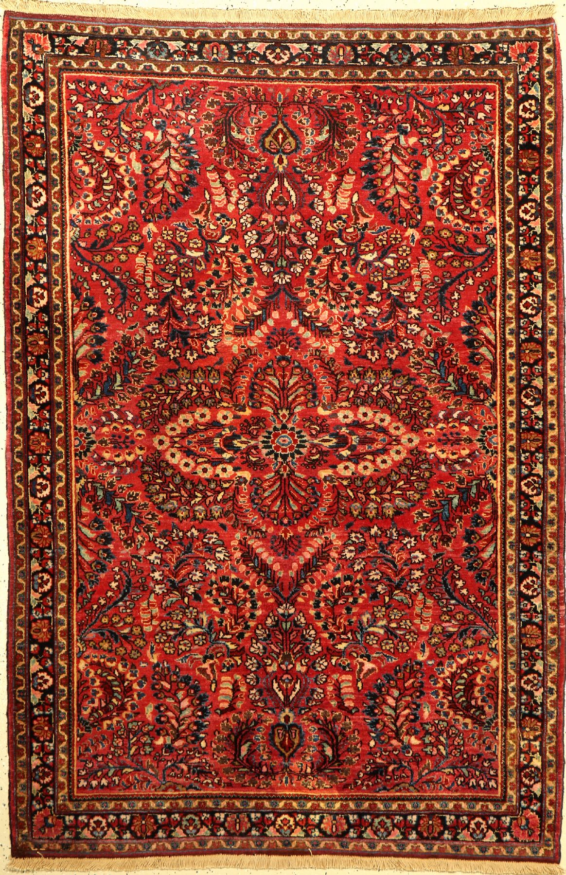 Sarogh alt, Persien, ca. 60 Jahre, Wolle auf Baumwolle, ca. 192 x 130 cm, EHZ: 2-3