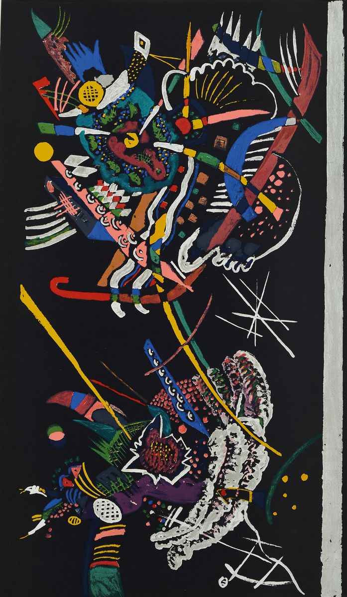 Wassily Kandinsky, 1866-1944, 3 Farblithografien, alle unter PP, gesamt ca. 50x72 cm