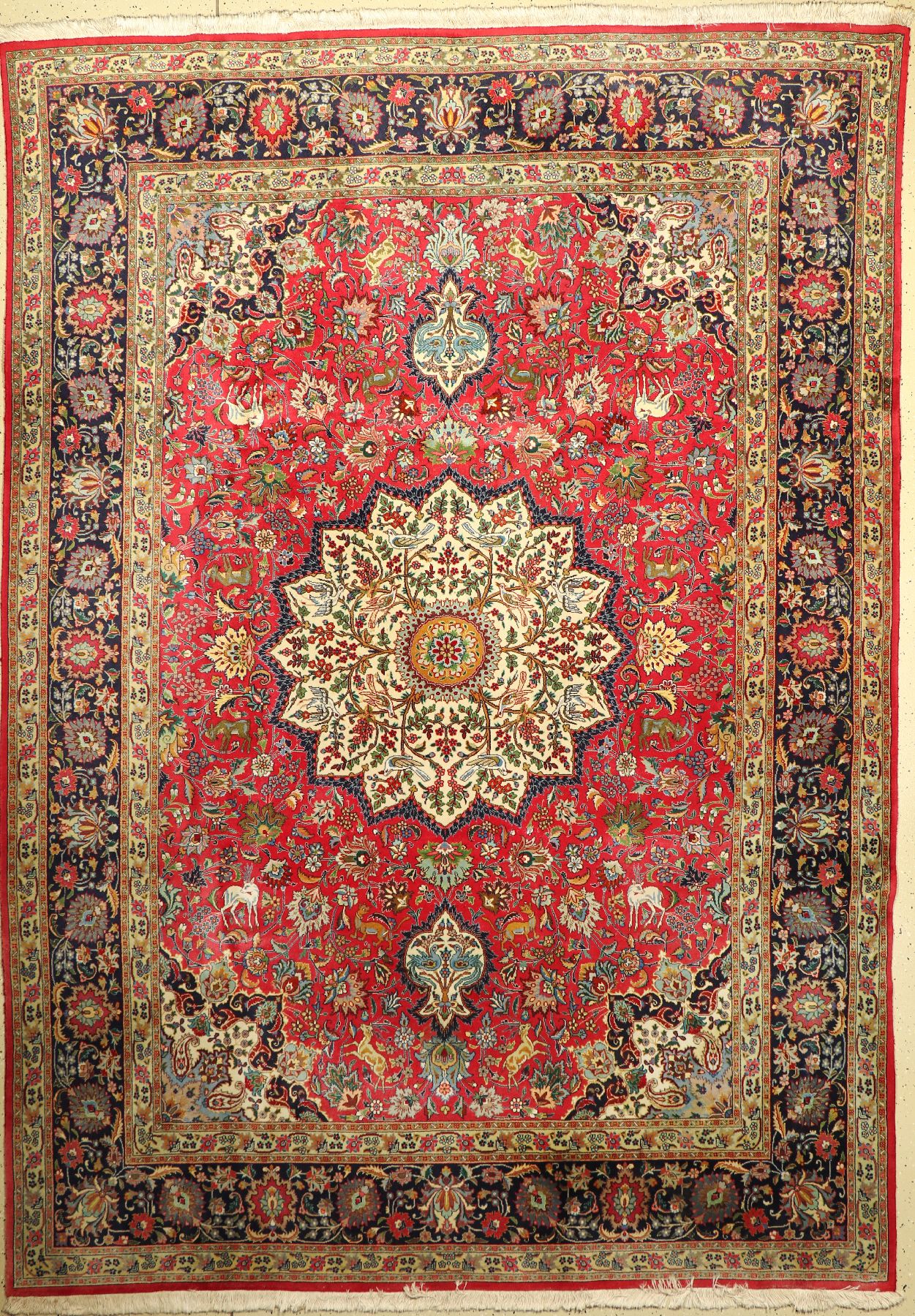 Täbriz alt, Persien, ca. 40 Jahre, Korkwolle, ca. 340 x 240 cm, EHZ: 2