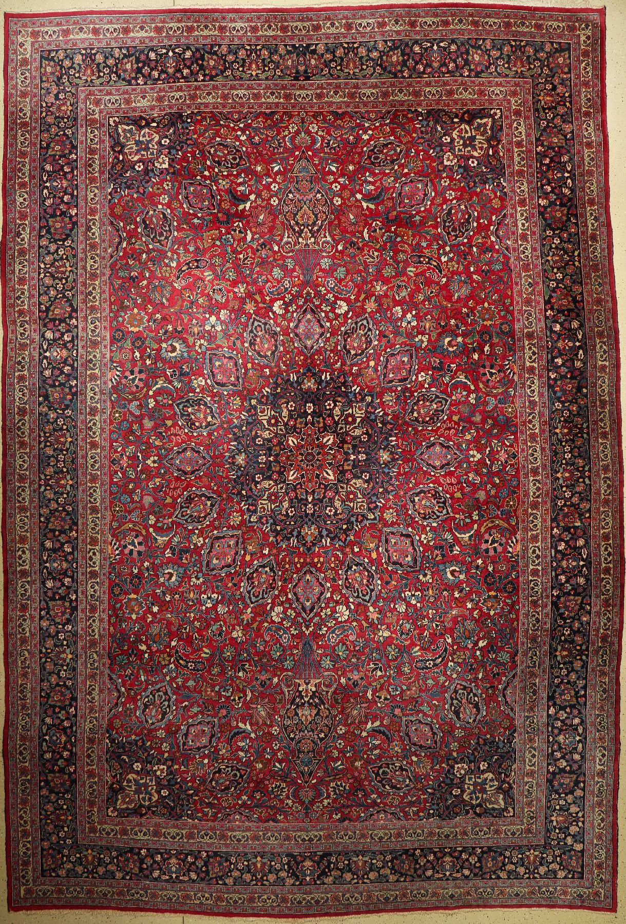 Mesched alt, Persien, um 1940, Wolle auf Baumwolle, ca. 495 x 337 cm, EHZ: 4
