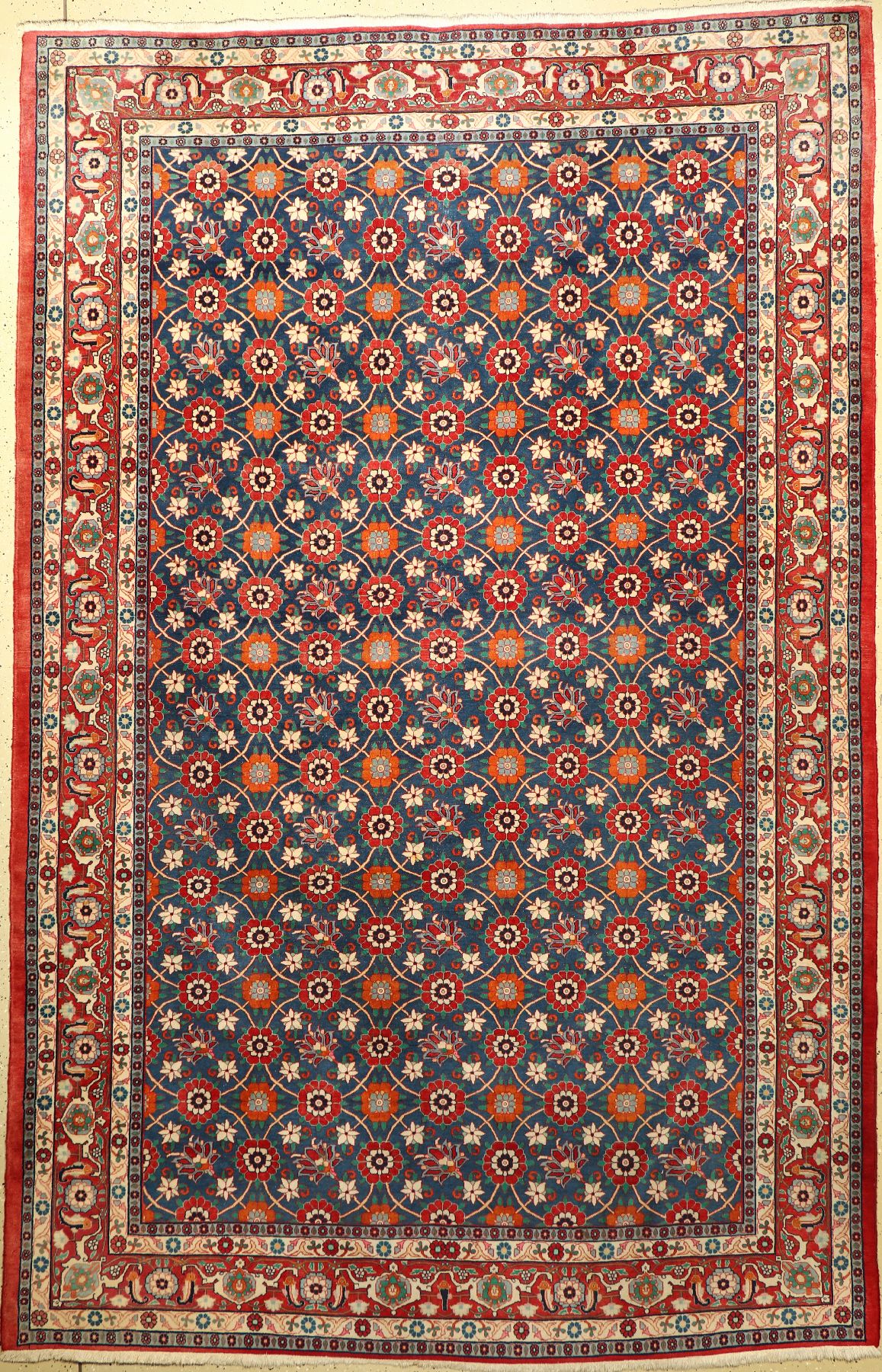 Veramin, Persien, ca. 50 Jahre, Wolle auf Baumwolle, ca. 334 x 215 cm, EHZ: 2-3