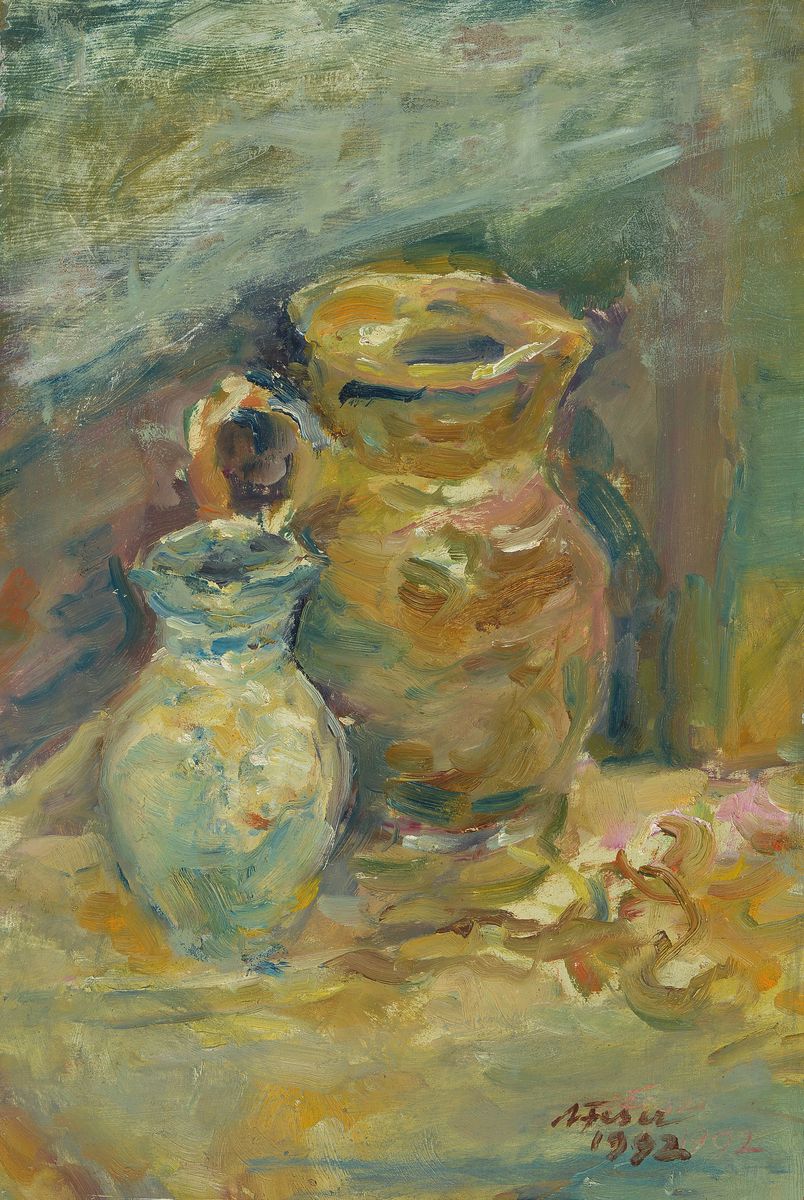 Albert Feser, 1901 Öjendorf - 1993 Hamburg, Studium an der Landeskunstschule Hamburg, seit 1949 schloss er sich mit den Malern Fritz Düsiong, Adolf ...