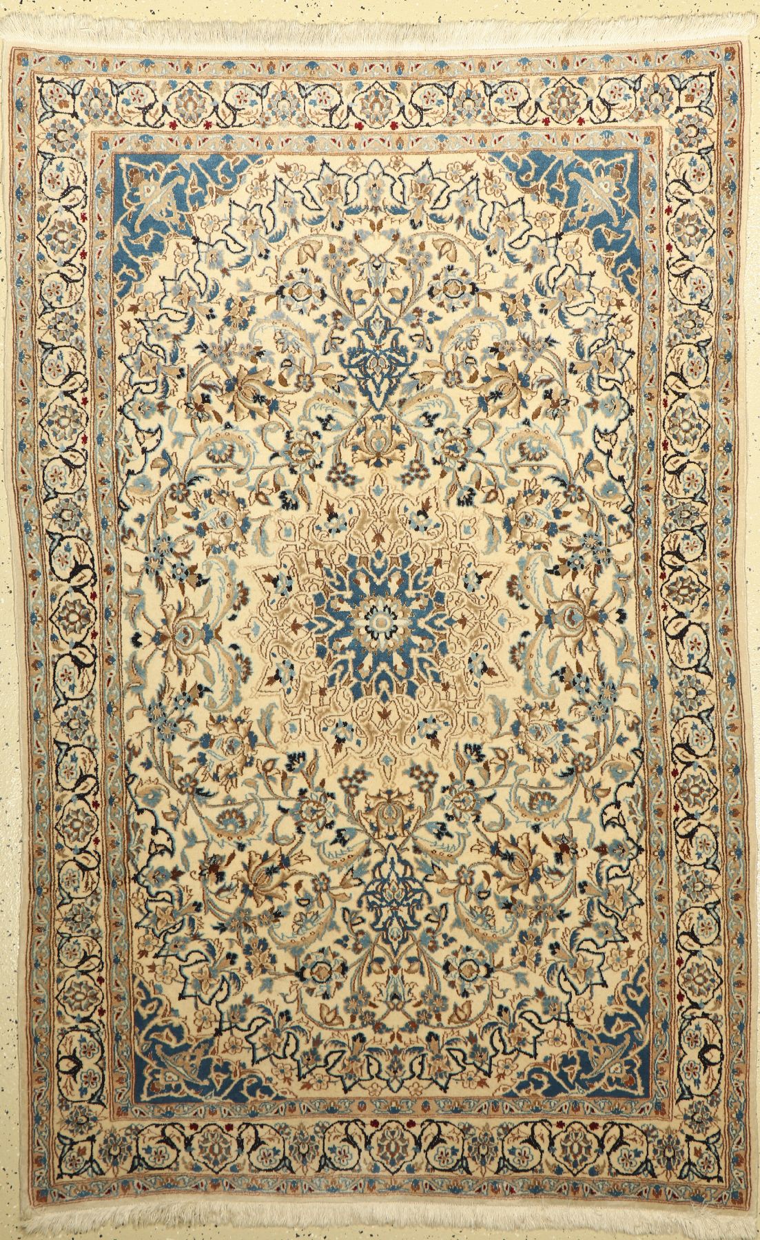 Nain, Persien, ca. 50 Jahre, Wolle auf Baumwolle mit, ca. 190 x 123 cm, EHZ: 2