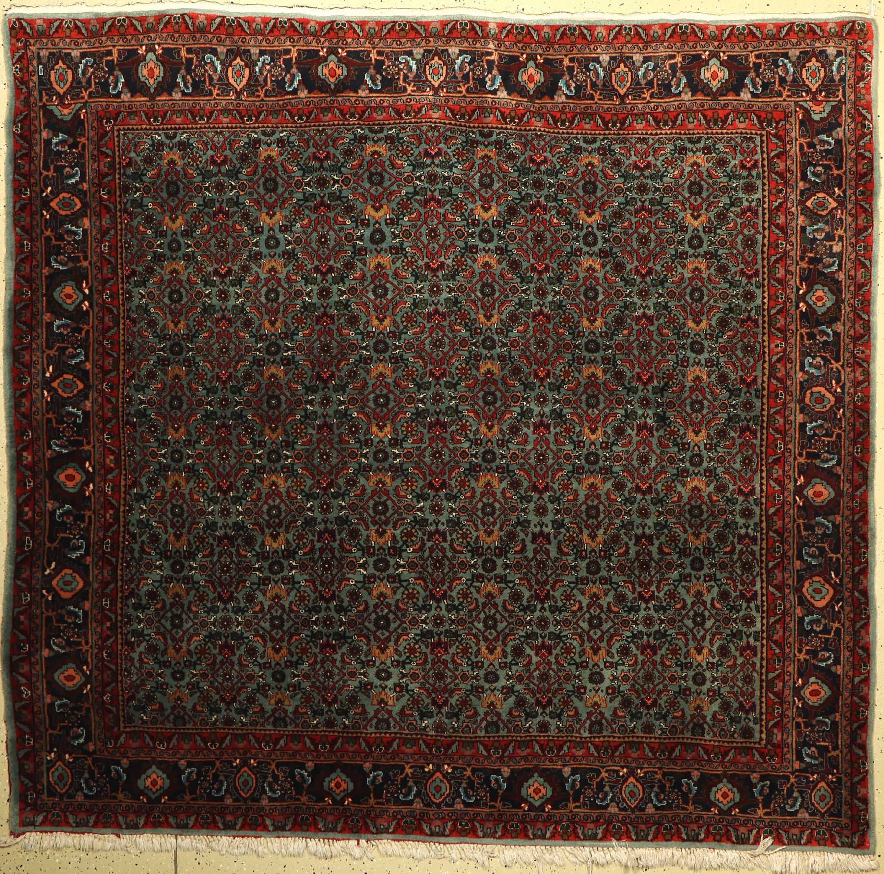 Bidjar alt, Persien, ca. 50 Jahre, Wolle auf Baumwolle, ca. 226 x 216 cm, EHZ: 2