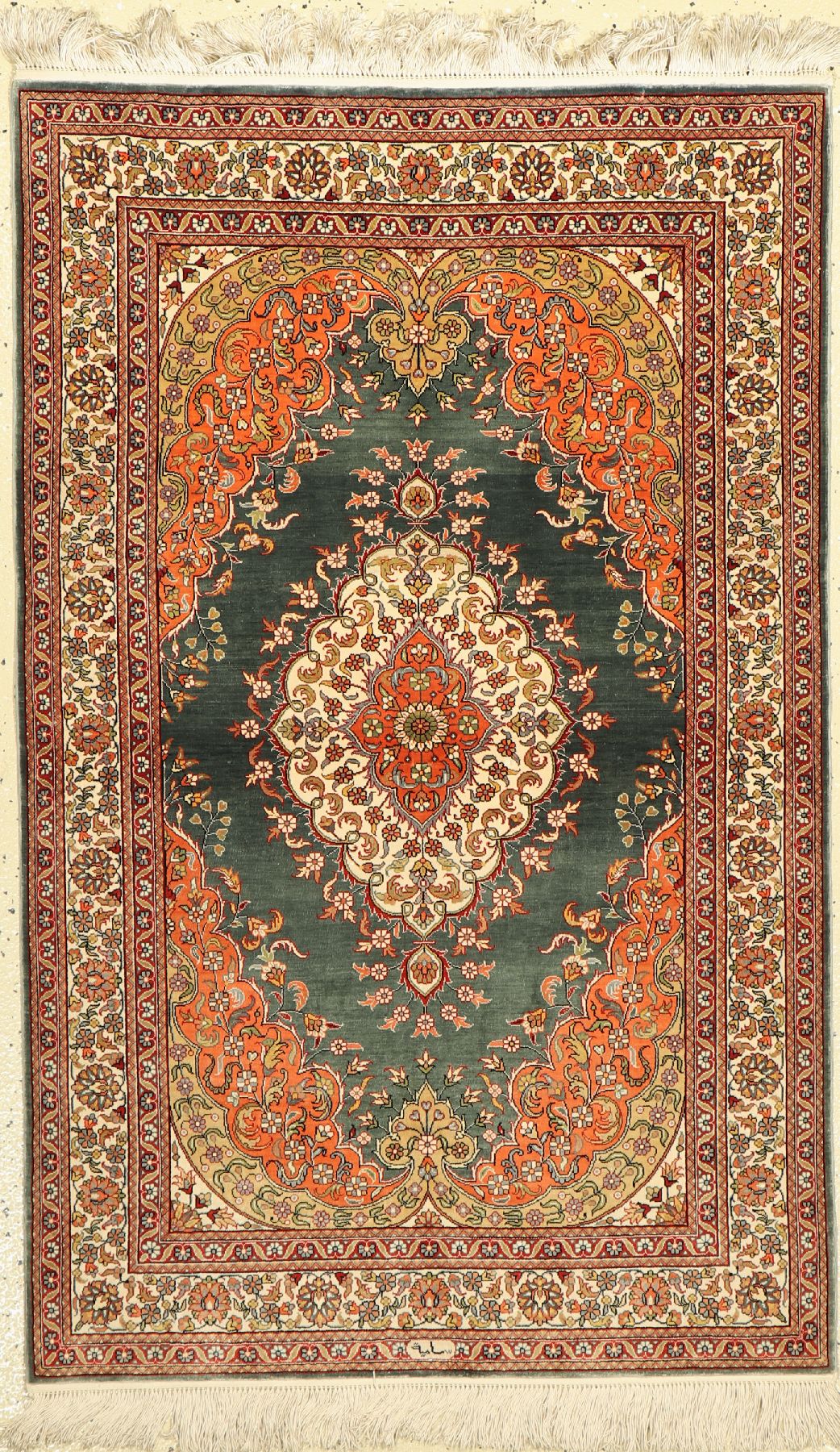 China Seide fein, China, ca. 30 Jahre, reine Naturseide, ca. 126 x 78 cm, EHZ: 2