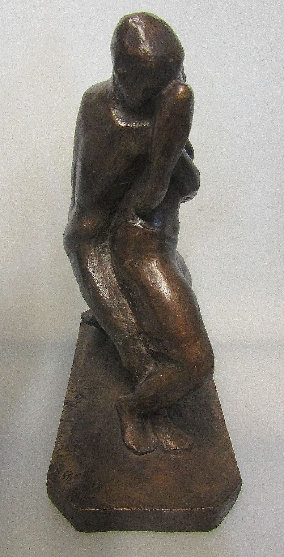 Detail c: Georg Kolbe, 1877-1947, Titel: Mann und Weib, miteinander ringend, Bronze, Monogr. "GK", Giesserstempel H. Noack Berlin, inkl. Expertise ...