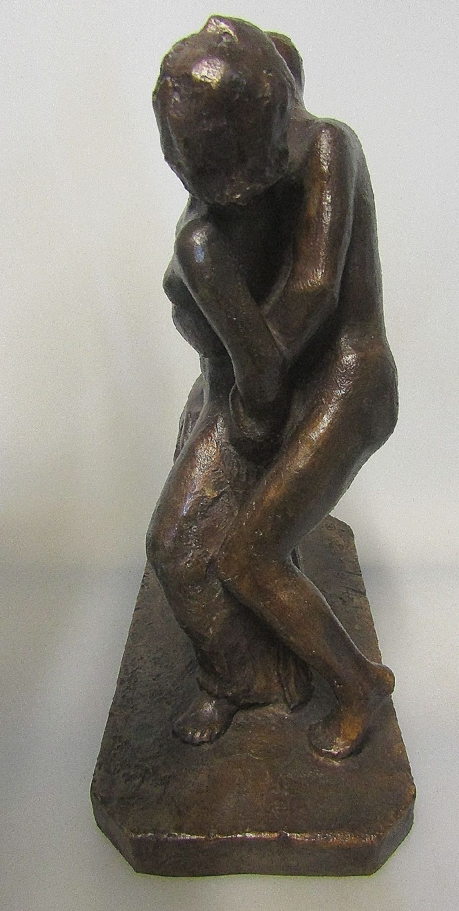 Detail f: Georg Kolbe, 1877-1947, Titel: Mann und Weib, miteinander ringend, Bronze, Monogr. "GK", Giesserstempel H. Noack Berlin, inkl. Expertise ...