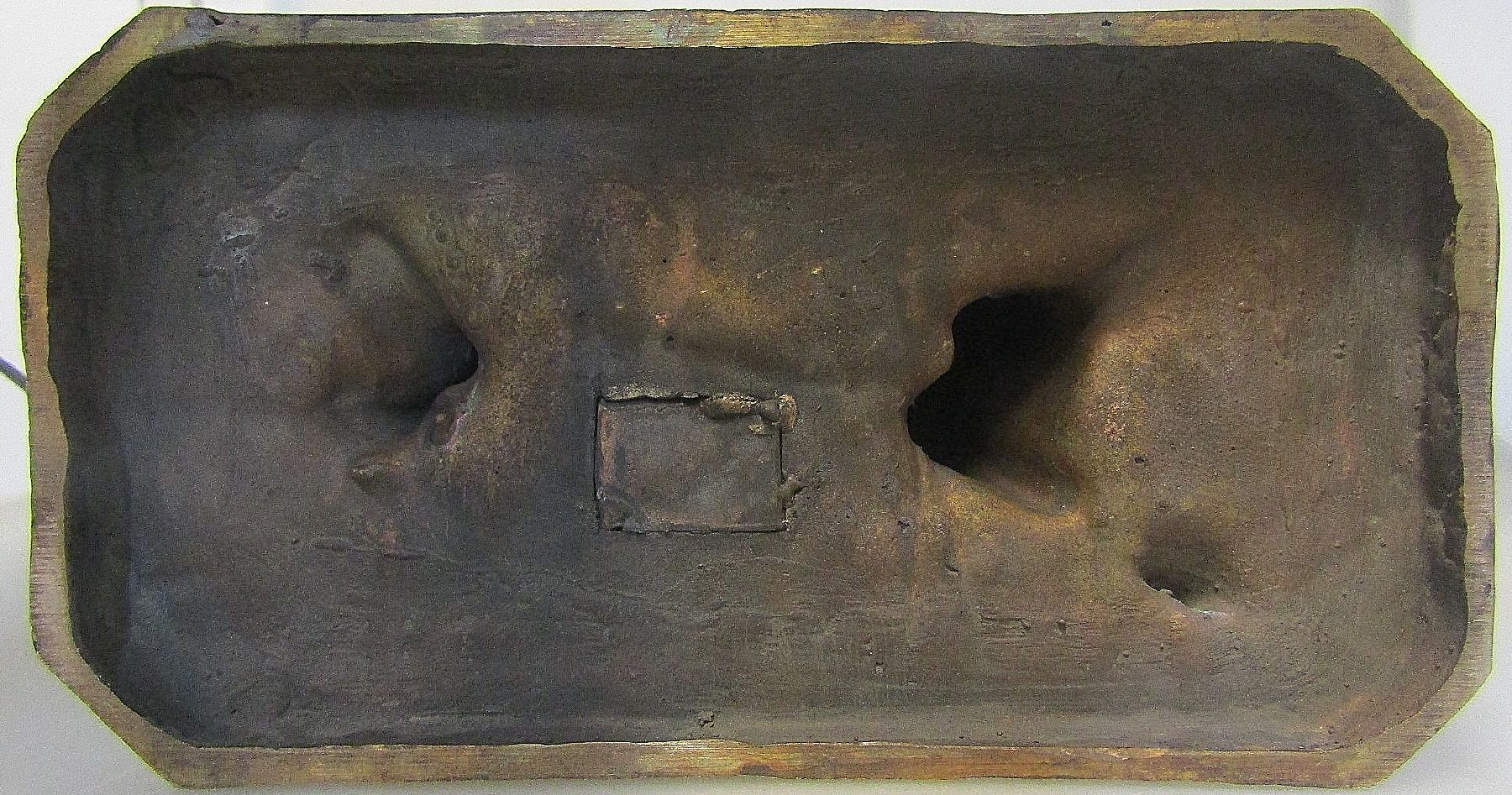 Detail g: Georg Kolbe, 1877-1947, Titel: Mann und Weib, miteinander ringend, Bronze, Monogr. "GK", Giesserstempel H. Noack Berlin, inkl. Expertise ...