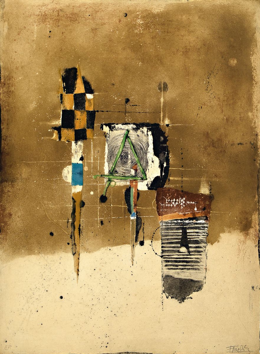 Johnny Friedländer, 1912-1992, Farblithographie, handsigniert und bez. e.a., Edition Manus Presse, ca. 76x56cm