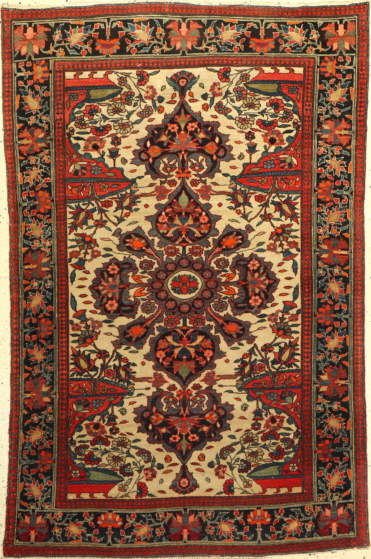 Farahan antik, Persien, um 1900, Wolle auf Baumwolle, ca. 151 x 97 cm, EHZ: 4