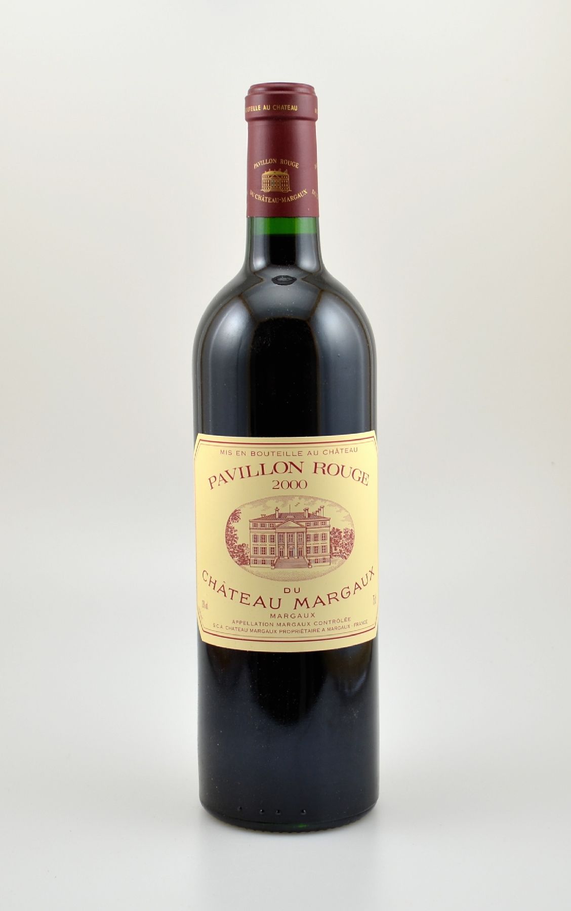 2 Flaschen 2000er Chateau Pavillon Rouge du Chateau Margaux, Margaux, 2. Wein von Chateau Margaux, je 75 cl, 13 % Vol, Füllstände: je into neck, ...