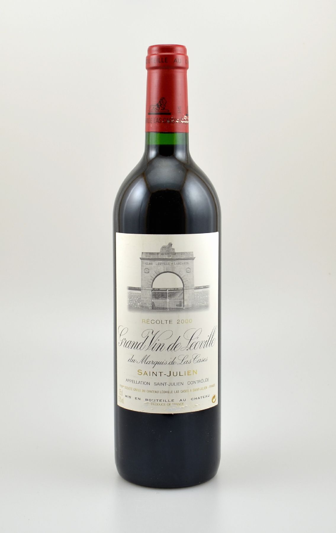 1 Flasche 2000er Chateau Leoville-Las Cases,ca. 75 cl, 13 % Vol., Füllstand: ca. into neck, hervorragender Erhaltungszustand, unverkostet, 97 Parker ...