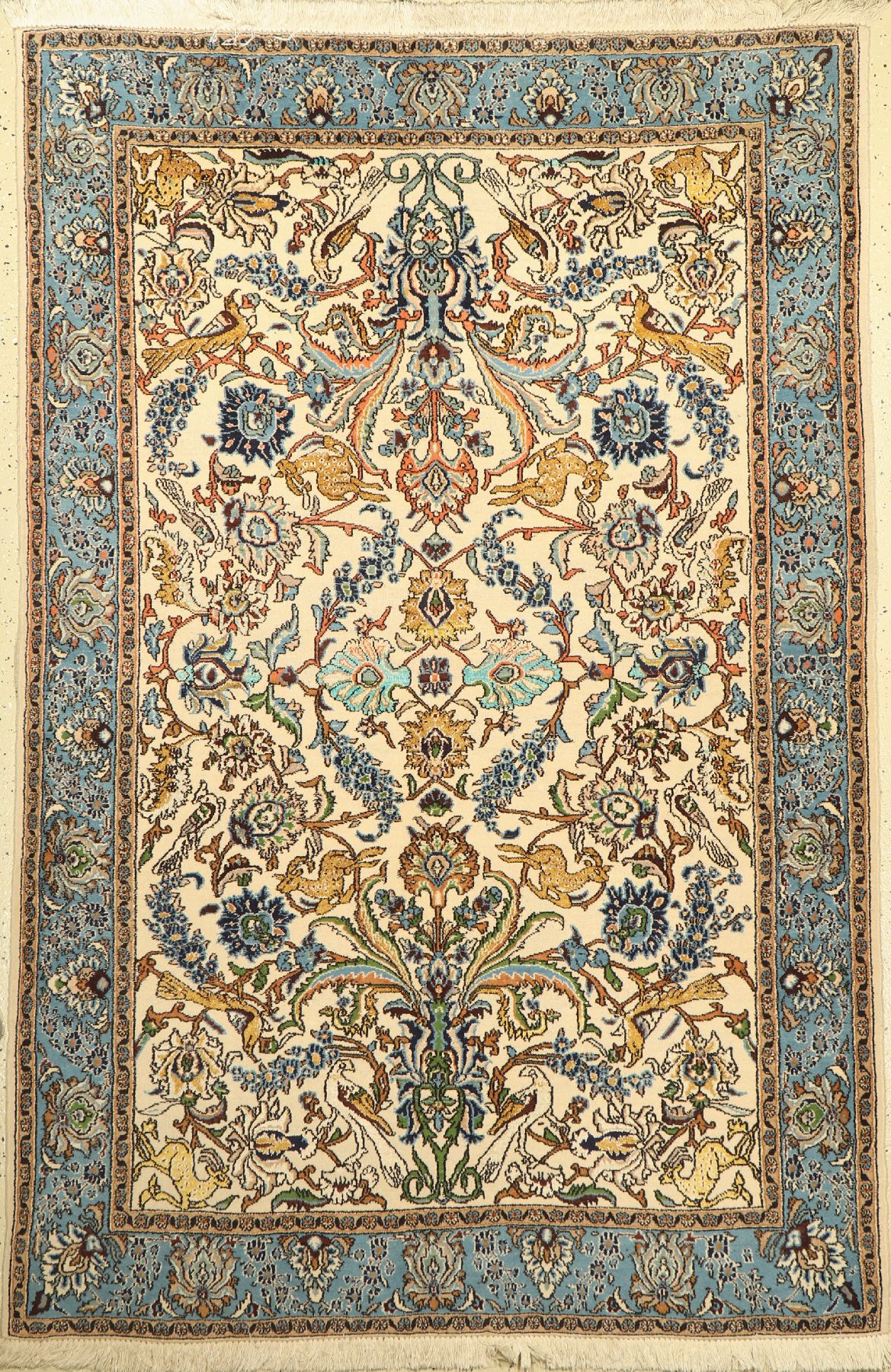 Ghom alt, Persien, ca. 60 Jahre, Wolle mit Seide, ca. 210 x 139 cm, EHZ: 2