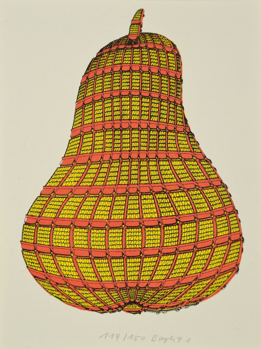Mappenwerk "miniaturen" Edition Volker Huber 1974, mit Grafiken von Thomas Bayrle, Bruno Bruni, Wolff Buchholz, Fritz Genkinger, ...