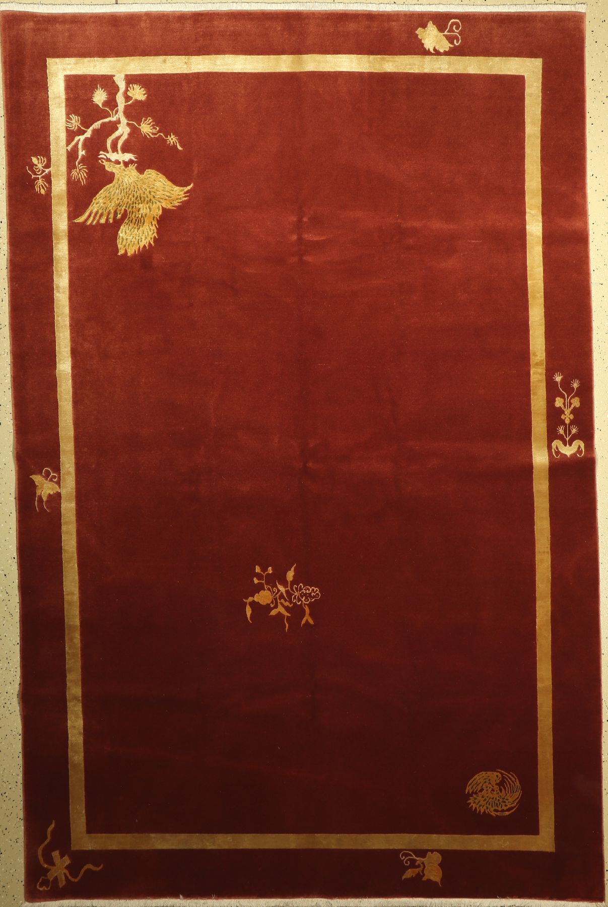 Nepal fein, ca. 20 Jahre, Korkwolle mit Seide, ca. 298 x 196 cm, EHZ: 2