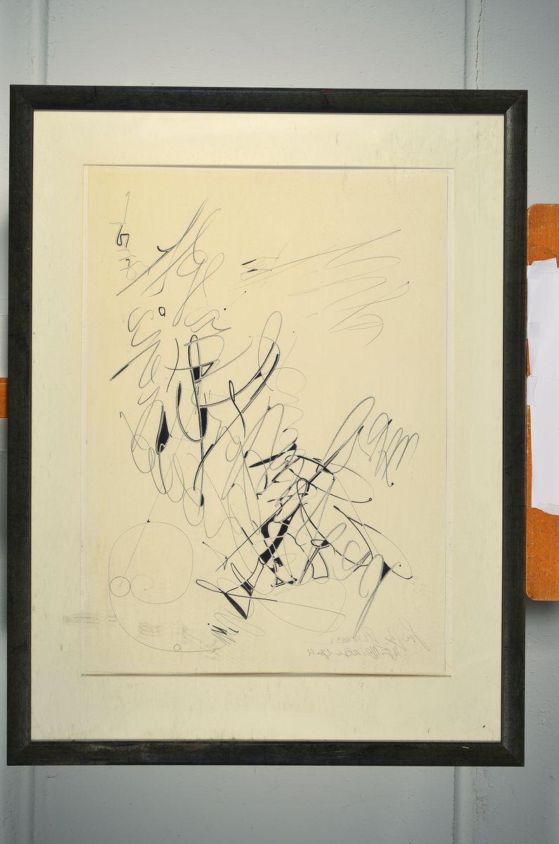 Detail l: Walter Mellmann, 1910-2001, Serie aus 9 Grafiken, alle handsigniert, teils in Spiegelschrift, aus den 1980er Jahre, alle u.Gl., R.