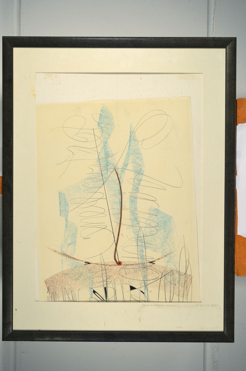 Detail m: Walter Mellmann, 1910-2001, Serie aus 9 Grafiken, alle handsigniert, teils in Spiegelschrift, aus den 1980er Jahre, alle u.Gl., R.
