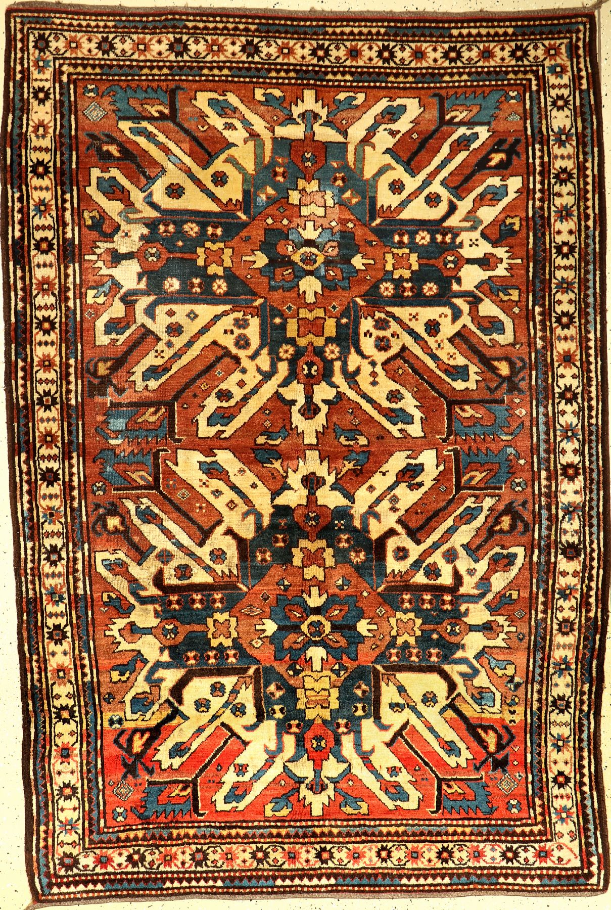 Tschelaberd antik (Fragment), Kaukasus, Adler Kasak, um 1890, Wolle auf Wolle, ca. 227x 156 cm, EHZ: 5