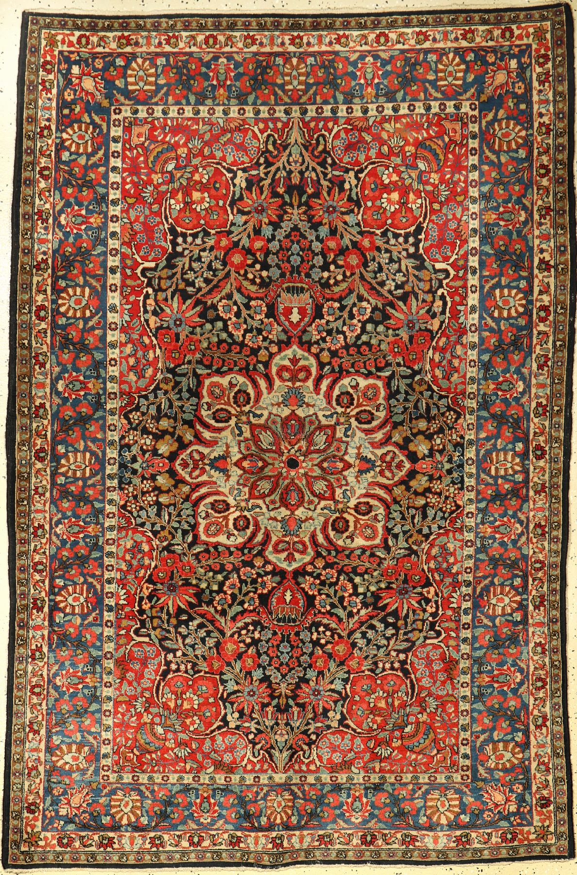 Semnan alt, Persien, ca. 70 Jahre, Wolle auf Baumwolle, ca. 194 x 128 cm, EHZ: 3