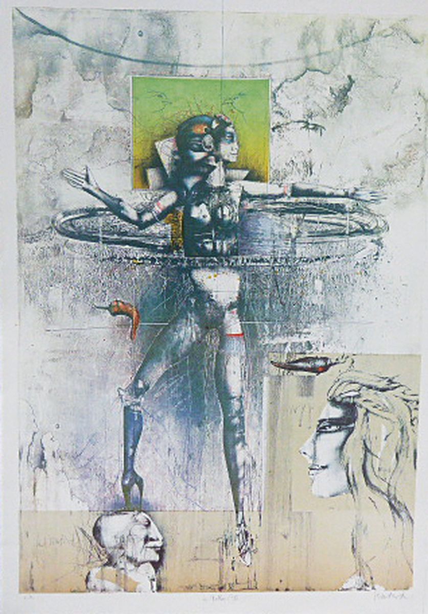 Paul Wunderlich, 1927-2010, Farblithographie, handsigniert, bez.: für Mathieu AG, bez. e.a., ca. 102x72 cm
