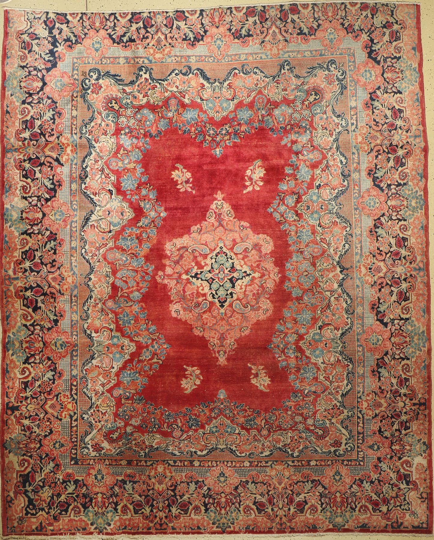 Sarogh alt, Persien, um 1940, Wolle auf Baumwolle, ca. 326 x 263 cm, EHZ: 4