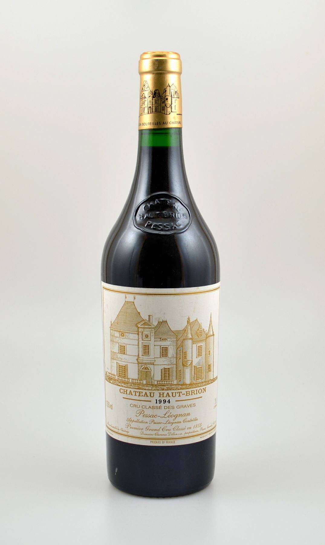 1 Flasche 1994 Chateau Haut-Brion, Pessac-Leognan, Premier Grand Cru Classe, ca. 75 cl, 12,5 % Vol., Abstand zwischen Kapsel und Wein: ca. 1 cm, ...