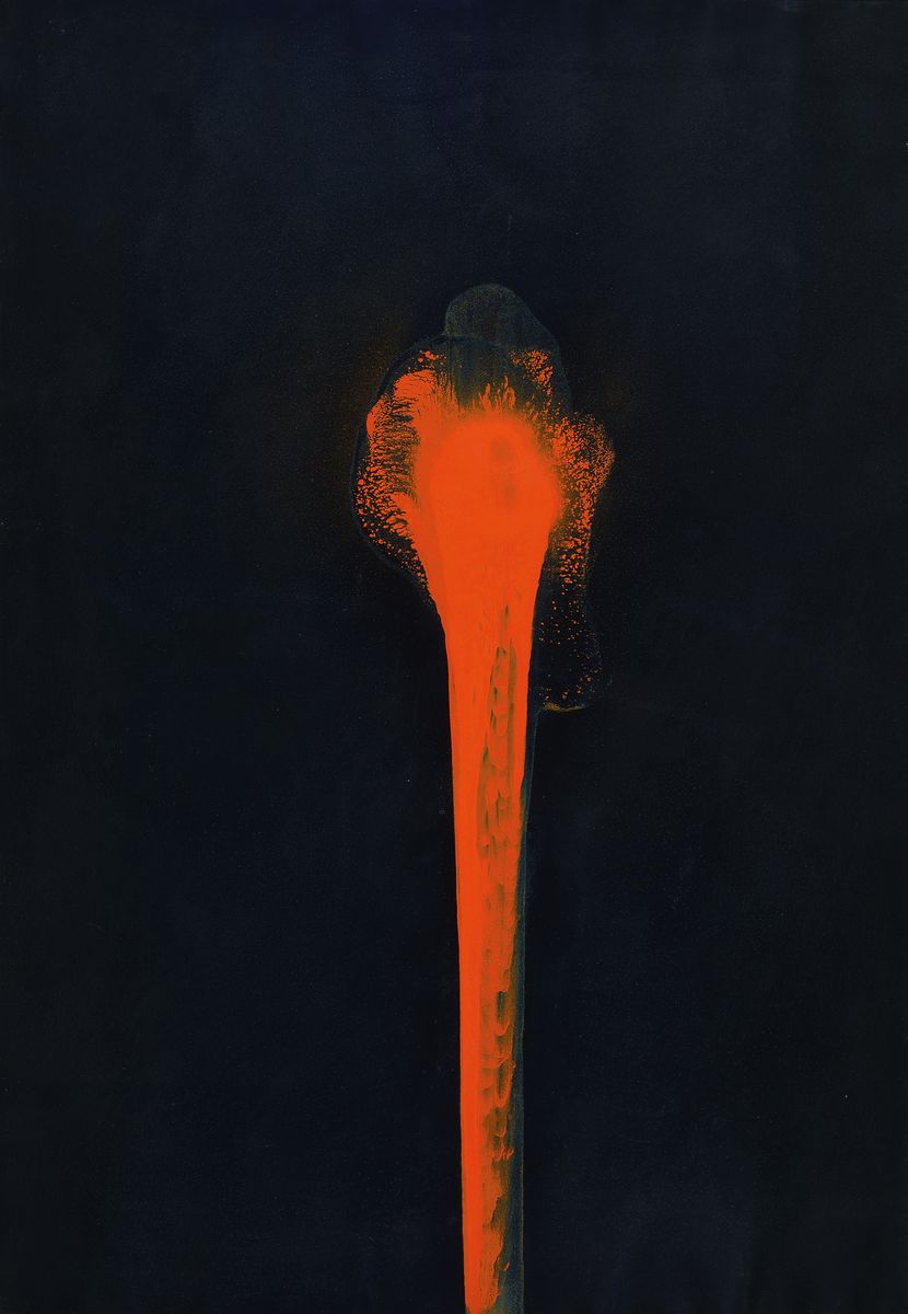 Otto Piene, 1928-2014, Farbserigraphie, handsigniert, num. 67/73, ca. 95x67.5cm, u.Gl., R.