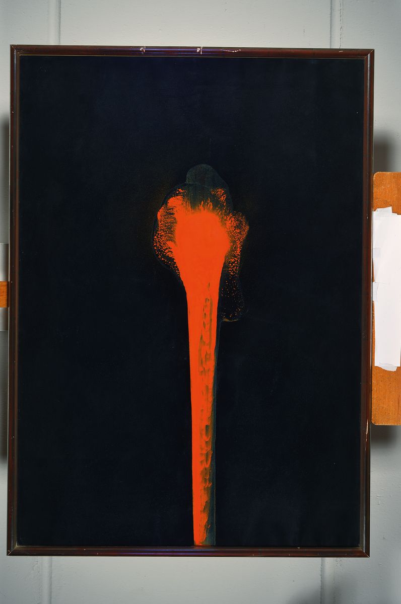 Detail k: Otto Piene, 1928-2014, Farbserigraphie, handsigniert, num. 67/73, ca. 95x67.5cm, u.Gl., R.