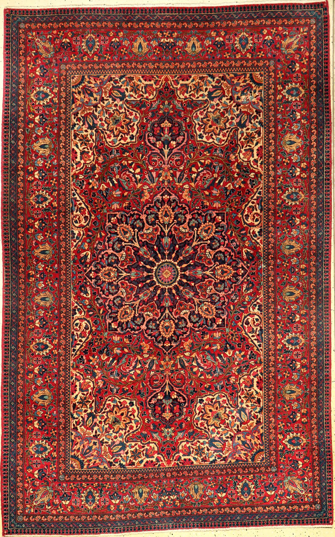 Mesched alt, Persien, um 1930, Wolle auf Baumwolle, ca. 228 x 144 cm, EHZ: 2-3
