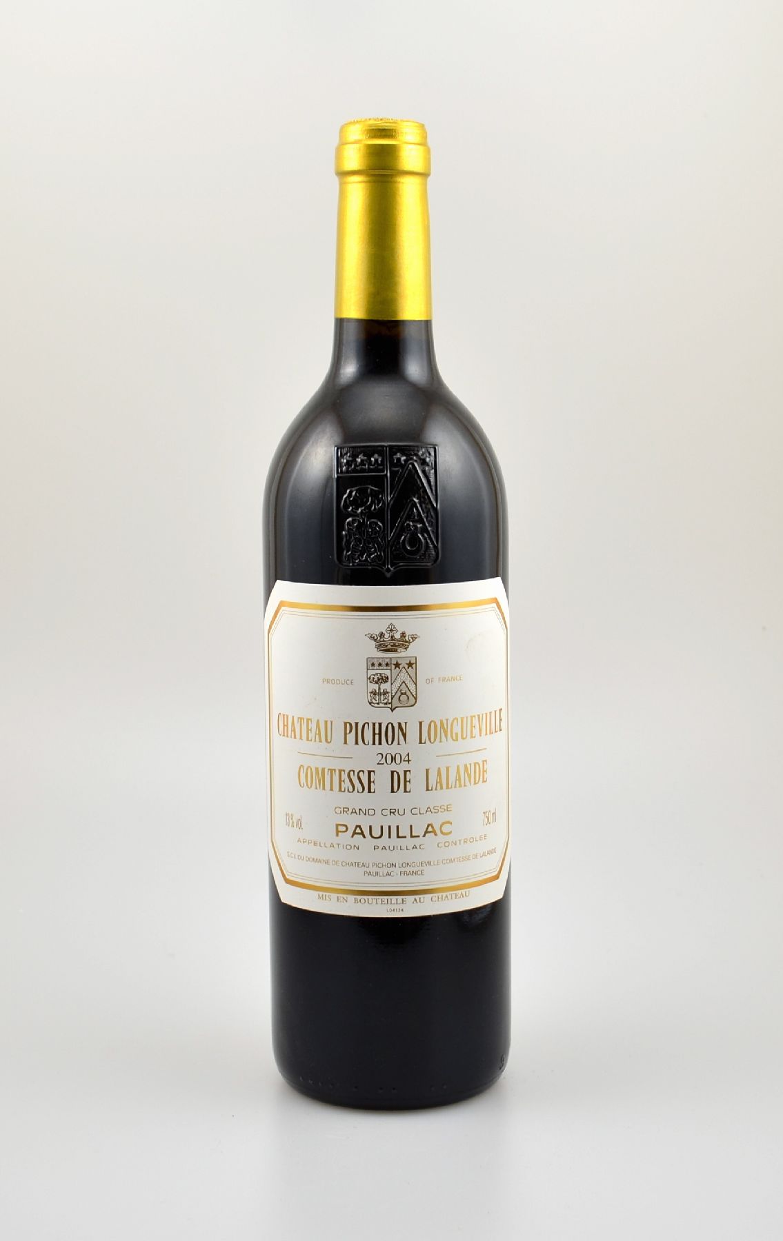 1 Flasche 2004 Chateau Pichon Longueville Comtesse de Lalande, Pauillac, Grand Cru Classe, ca. 75 cl, 13 % Vol., Füllstand: ca. into neck, ...