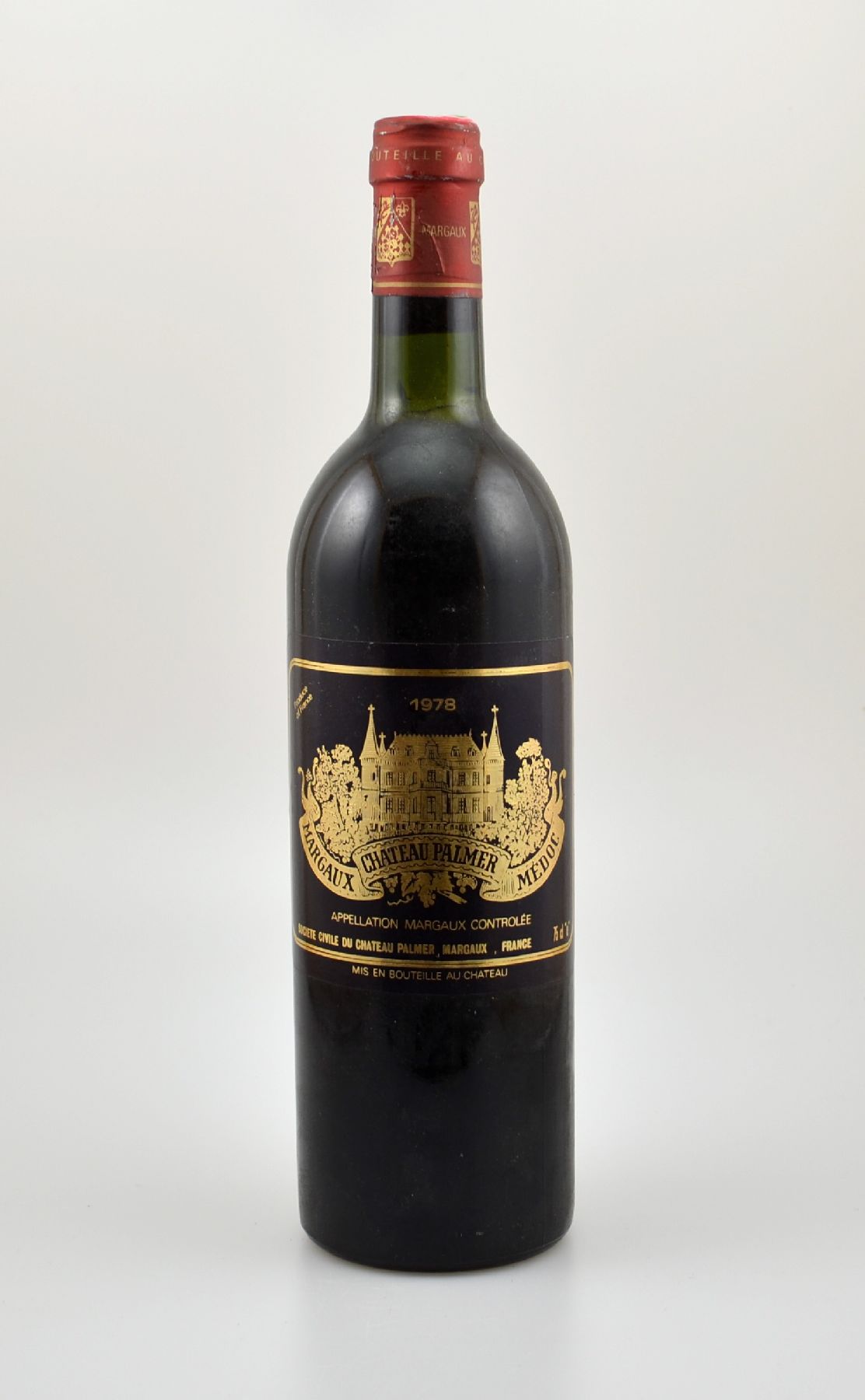 1 Flasche 1978 Chateau Palmer, Margaux, ca. 75 cl, Füllstand: ca. top shoulder, guter Erhaltungszustand, unverkostet, Provenienz: Aus einer privaten ...