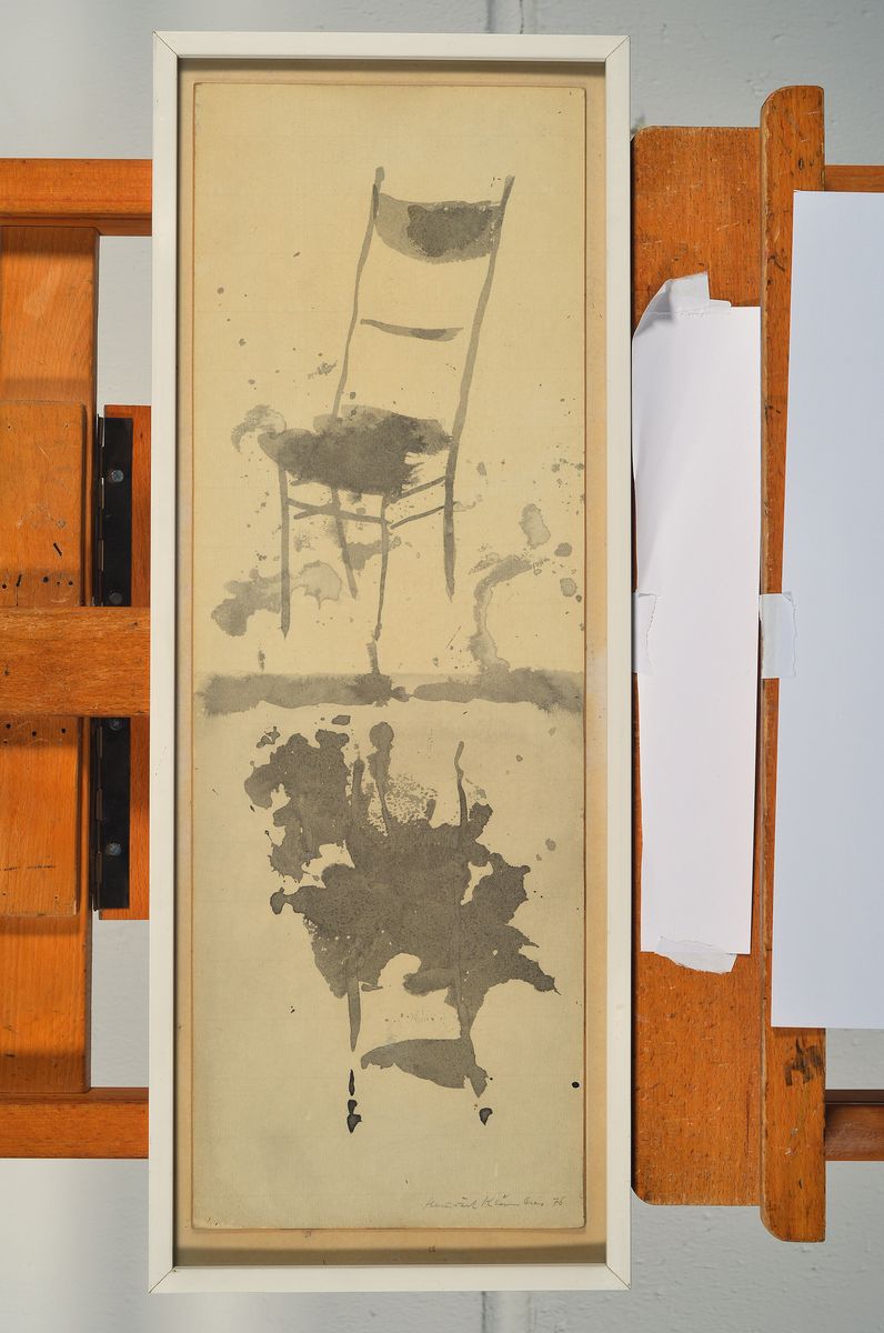 Detail k: Heinrich Klumbies, 1905-1994, Lithografie, rechts unten sign., dat. 76, unter Glas gerahmt, ca. 57x22 cm